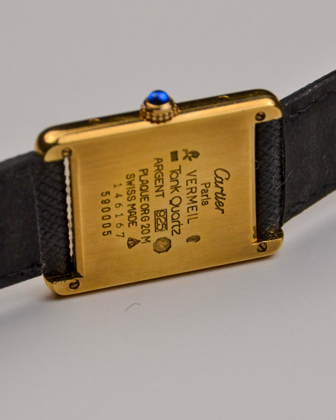 Cartier Tank Must GM Vermeil