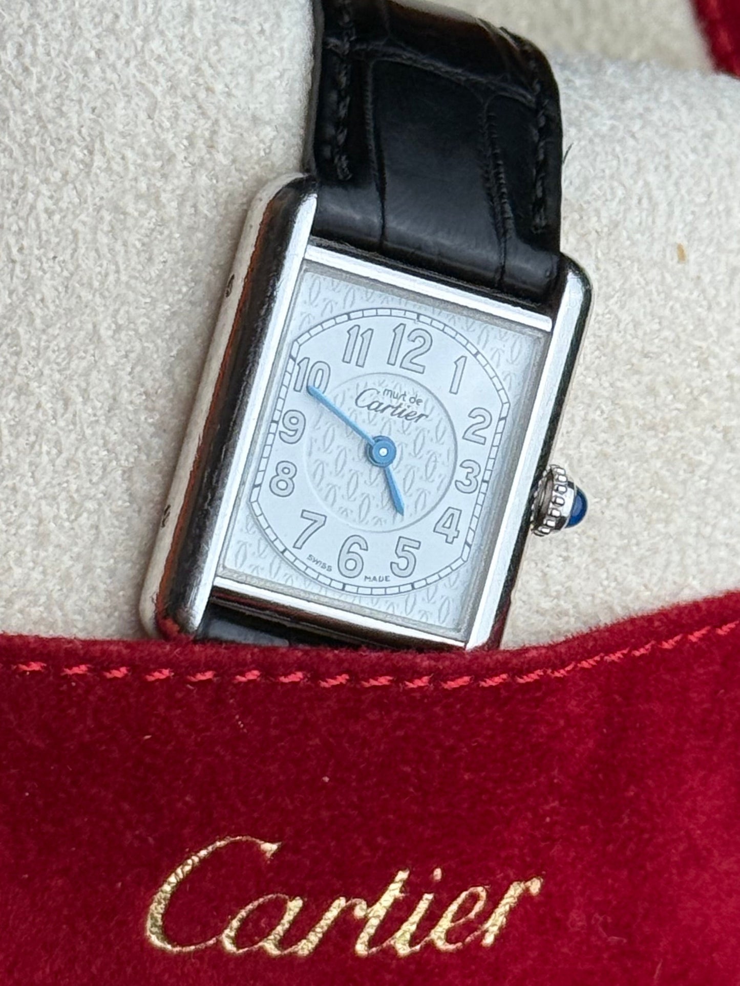 Cartier Tank Must PM Silver